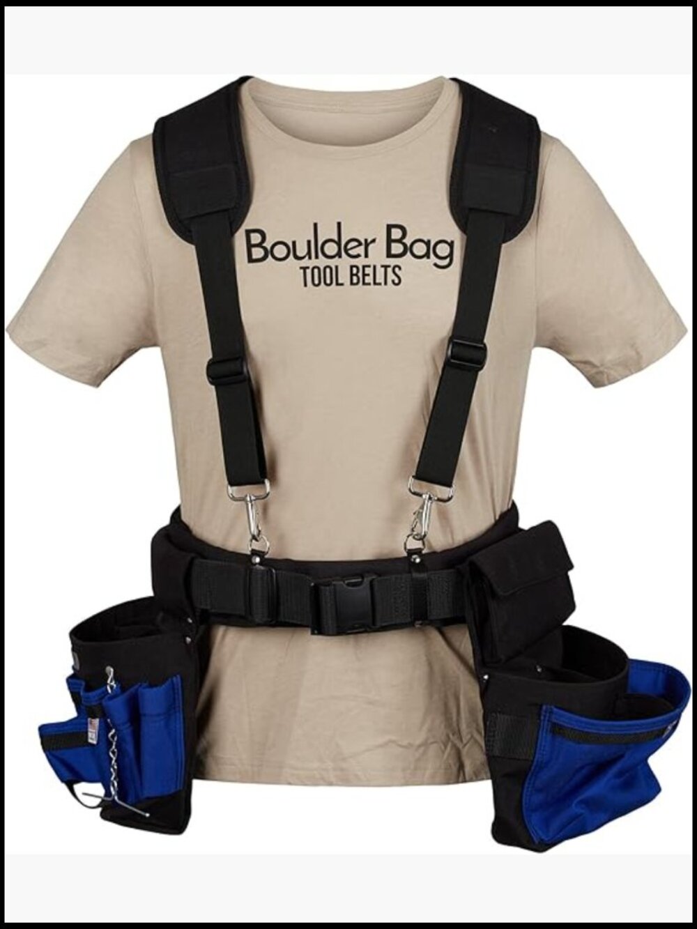 Padded Suspenders With Extreme Support For Tool Belts Usa Made
